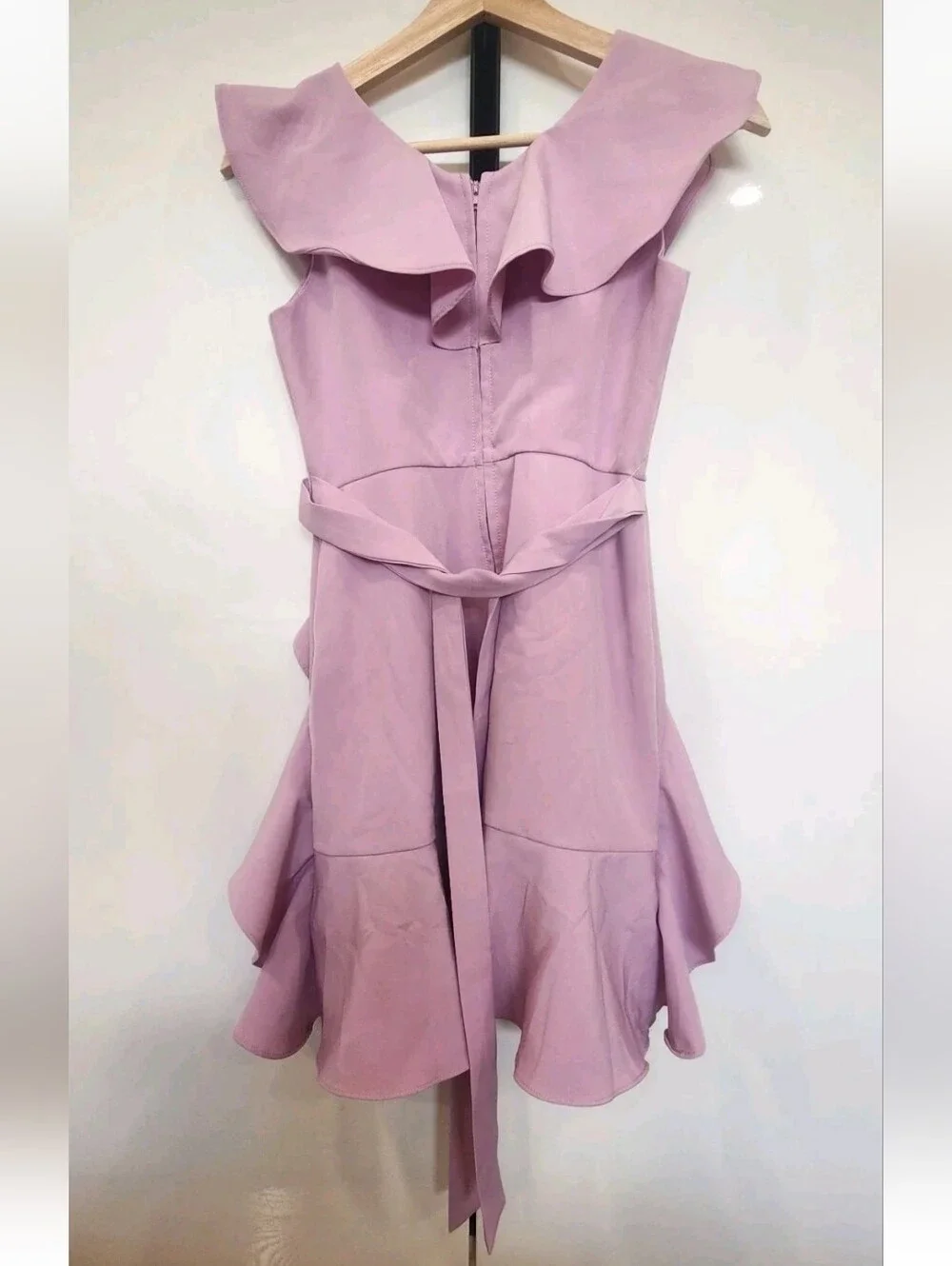 Rare Editions Girls Lilac Ruffle Fit & Flare Special Occasion Dress Size 12